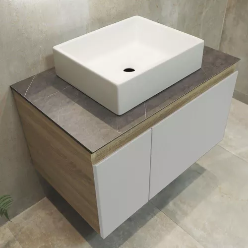 купить Шкаф под умывальник Bayro подвесной Sprint 800 под столешницу белый мат в Кишинёве 