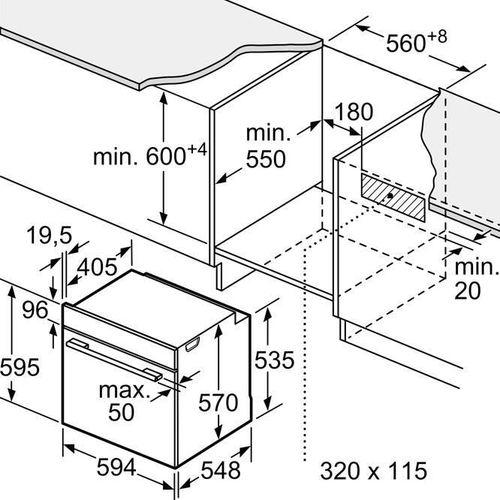 купить Встраиваемый духовой шкаф электрический Bosch HBA5560S0 в Кишинёве 