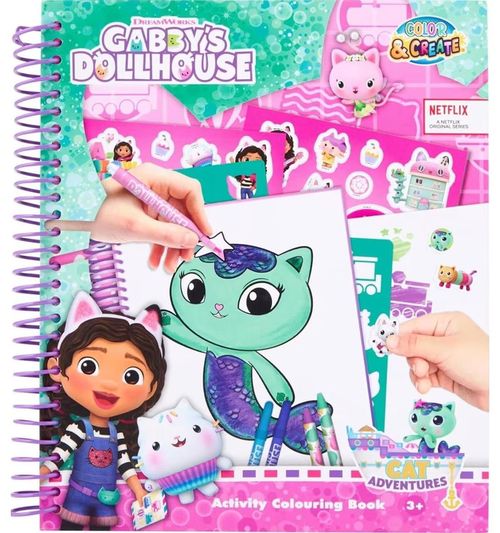 купить Набор для творчества miscellaneous Gd24356 Gabby'S Dollhouse Carte Colorat Activitati в Кишинёве 