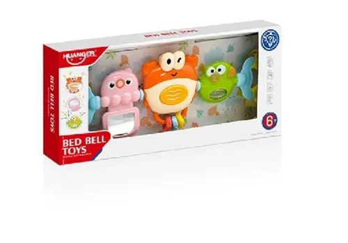 cumpără Jucărie cu pandantiv Huanger (23624) Zornaitoare Crab pentru carucior cu muzică HE0322 în Chișinău 