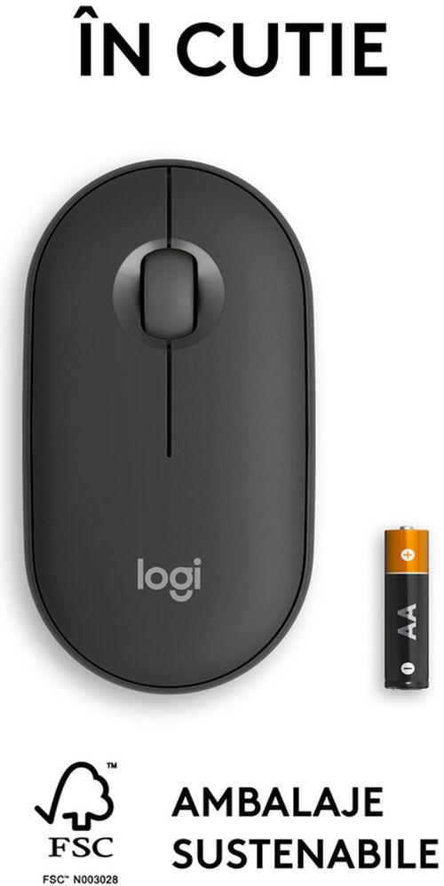 купить Мышь Logitech Pebble 2 M350s Graghite в Кишинёве 