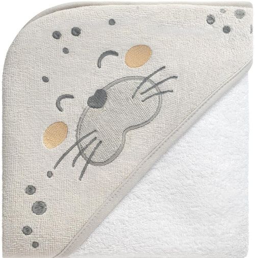 cumpără Accesoriu pentru baie Kikka Boo 31104010071 Prosop cu gluga Terry Seally Me, 90x90cm în Chișinău 