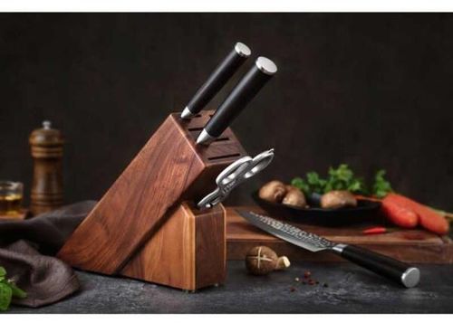 купить Аксессуар для кухни Takumi Suport pt cutite Knife Holder Acacia Wood 6 Slot в Кишинёве 
