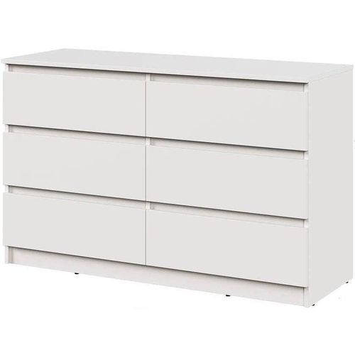 cumpără Comodă MebelStar NEO 6S 120x43x75.5 White (MBS-1081) în Chișinău 