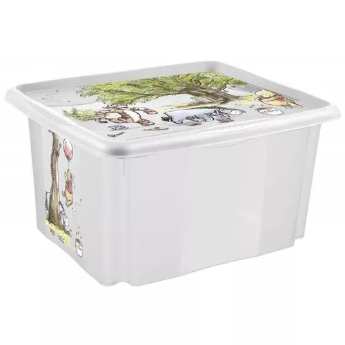 купить Короб для хранения Keeeper Winnie The Pooh Transparent (12239001) 45L в Кишинёве 