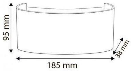 купить Бра Horoz 71856 PROTON-6W, 4200K, 540Lm, neagra (076-039-0006) в Кишинёве 