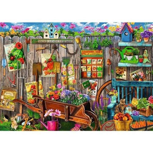 купить Пазл Trefl 37529 Puzzle 2x500. Lucru în grădină в Кишинёве 