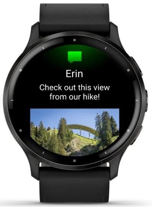 cumpără Ceas inteligent Garmin Venu 3 Black/Slate Leather (010-02784-52) în Chișinău 