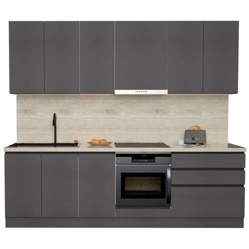 купить Мебель для кухни ArtFlame GOLA Storm Grey (2.6 m.l.) в Кишинёве 
