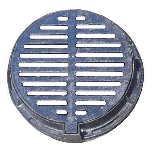 купить Аксессуар для дома Uniplast 160131 Сapac rotund ventilat din fonta cu rama si bulon D.500 B125 (450x540x35 mm, 20 kg) в Кишинёве 