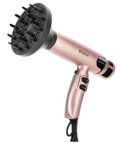 купить Фен Gamma Plus Hybrid negru/roz в Кишинёве 