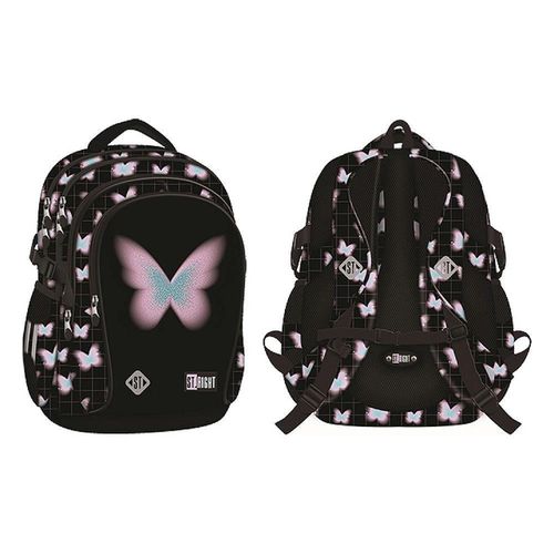 cumpără Rucsac pentru copii St.RIGHT 57847 Ghiozdan scolar 32x21x43cm, Pastel Butterfly în Chișinău 
