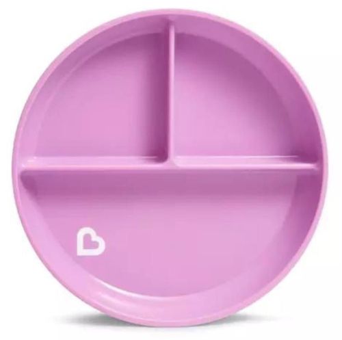 cumpără Seturi pentru hrănire bebelușilor Munchkin MUN0070 Set din 2 farfurii sectionale pe ventuza Pink/Purple în Chișinău 