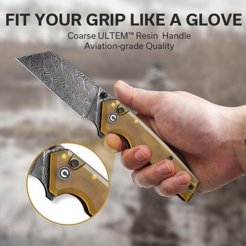 купить Нож походный Civivi C23028-DS1 Amirite, mâner Ultem, Button Lock в Кишинёве 