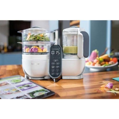 Многофункциональный кухонный комбайн 5 в 1 Babymoov Nutribaby+ Loft White 