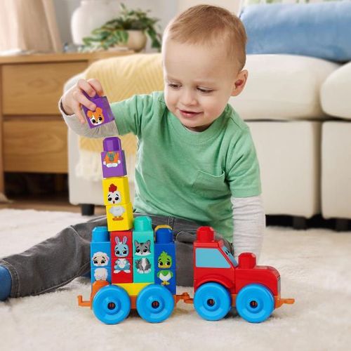 cumpără Set de construcție Mattel JKG33 Tractor cu animale pentru copii mici în Chișinău 