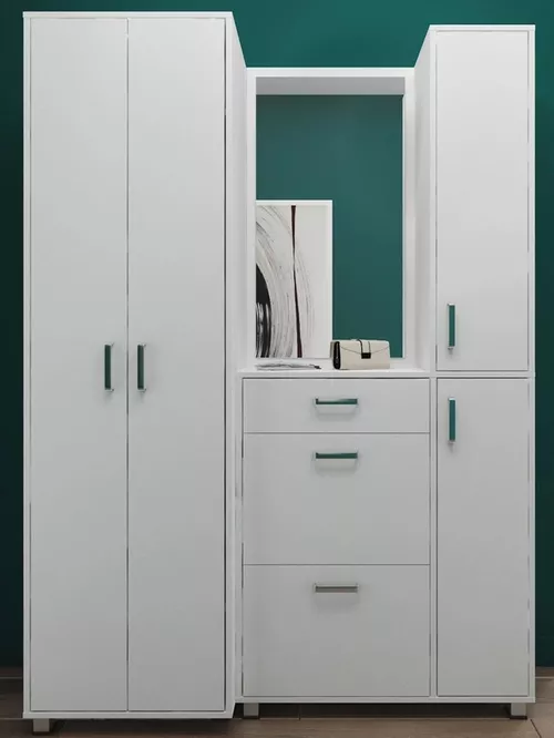 cumpără Mobilă pentru antreu Fabrik Home Milada 1500 frasin alb în Chișinău 