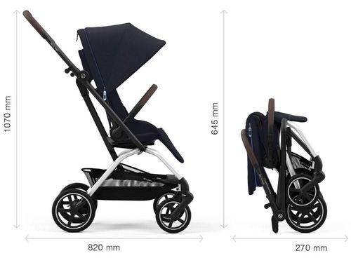 cumpără Сărucior pentru copii Cybex 524000103 Eezy S Twist+ 2 Dark Blue în Chișinău 