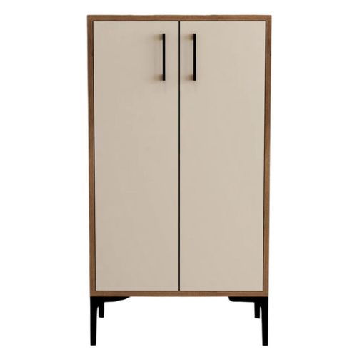 cumpără Raft pentru încălțăminte Trendy Prag, Nuc, Smantana 60x111x35cm în Chișinău 