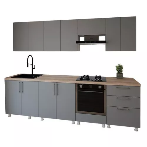 cumpără Mobilă pentru bucatarie Smartex (30161) K4 280сm Grafit în Chișinău 