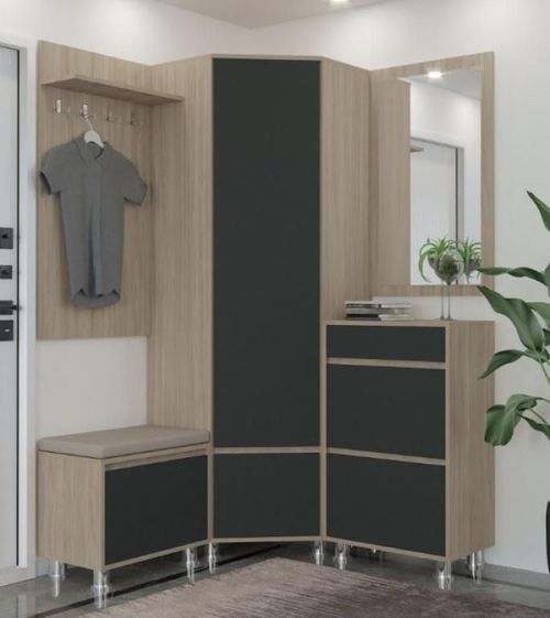 купить Мебель для прихожей Arta Mobilei Прихожая   Urban 5,3,2 (AM90) в Кишинёве 