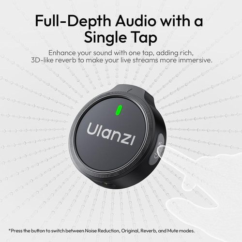 купить Микрофон Ulanzi A21 Wireless Microphone(Black-Type C) в Кишинёве 