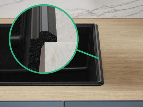 купить Мойка кухонная Primagran Copenhagen 780-50 Top Black + accesorii 500x780 MKHKC в Кишинёве 