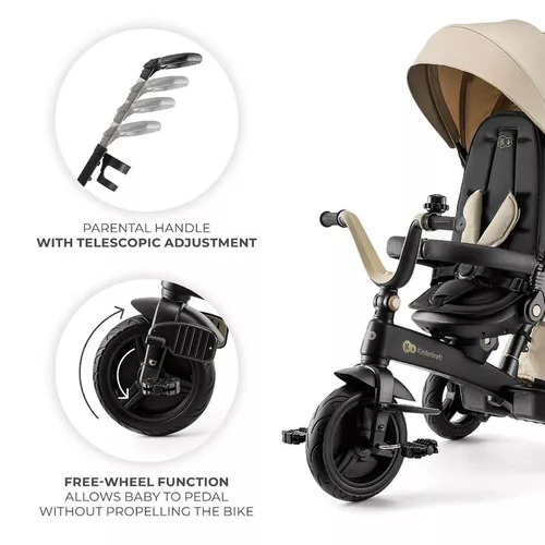 купить Велосипед-коляска KinderKraft Easytwist KREASY00BEG0000 Beige в Кишинёве 