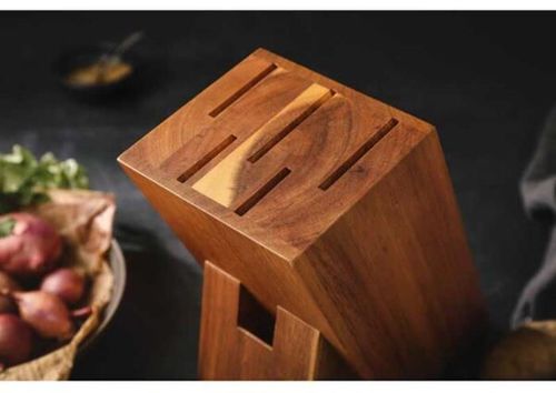 купить Аксессуар для кухни Takumi Suport pt cutite Knife Holder Walnut Wood 6 Slot в Кишинёве 