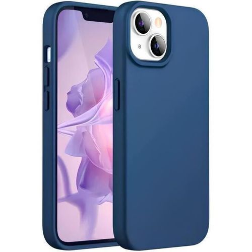 купить Чехол для смартфона Helmet Case Silicone Soft Touch iPhone 14, silicone soft touch, Blue в Кишинёве 