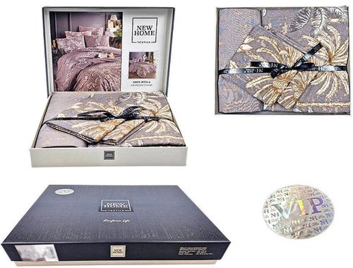 купить Домашний текстиль Promstore 44286.65 Lenjerie de pat Euro 2pers NewHome VIP Feris в Кишинёве 