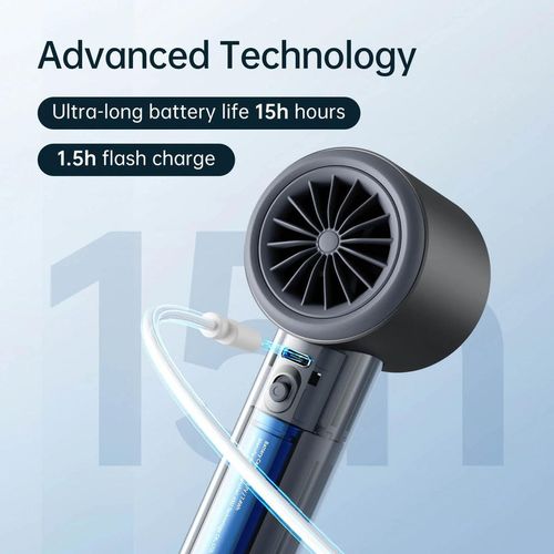 купить Вентилятор портативный JisuLife Fan Pro1S, 3-15h, 5000mAh, 100 viteze, Maro (FA53PRO) в Кишинёве 