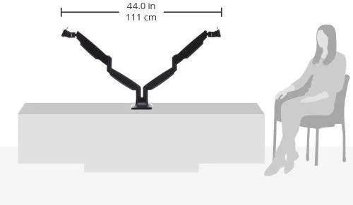 cumpără Accesoriu PC Deco Brat mobil dublu pentru monitor în Chișinău 