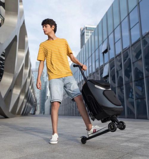 купить Самокат Micro ML0012 Luggage Kickpack Black в Кишинёве 