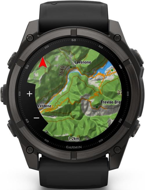 cumpără Ceas inteligent Garmin Fenix 9, 51mm, Carbon DLC, Black Band (010-04763-11) în Chișinău 