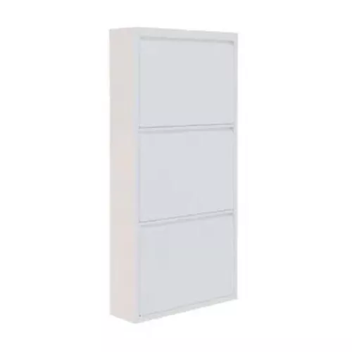 купить Полка для обуви Trendy 3 Piece Metal-White, 50x103x15cm в Кишинёве 