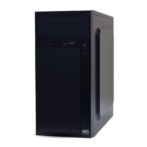 купить Корпус для ПК HPC D-22 mATX Case, with PSU, Matte Finish, Black в Кишинёве 