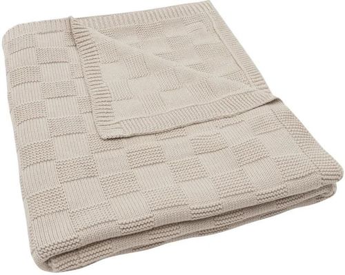 купить Детское постельное белье Jollein 516-522-68124 Paturica Box Knit Warm Sand GOTS, 100x150cm в Кишинёве 