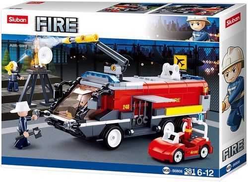 cumpără Set de construcție Sluban B0808 Set de construcție Mașină de pompieri din aeroport, 381 elem. în Chișinău 