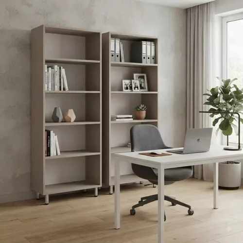 cumpără Dulap Mashtab S12599 Dulap cu rafturi (700x340x1900) Cashmere în Chișinău 