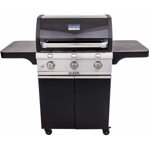 cumpără Grătar Saber R50CC0617 CAST 500 3 Burner, TRU-Infrared, Black (pe gaz) în Chișinău 
