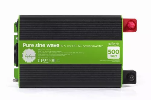 купить Автомобильный инвертор Energenie EG-PWC-PS500-01, 12 V Pure sine wave car DC-AC power inverter в Кишинёве 