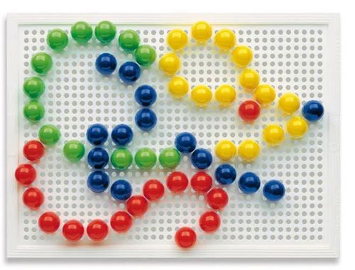 купить Головоломка Quercetti 2123 Мозаика Daisy 60шт в Кишинёве 