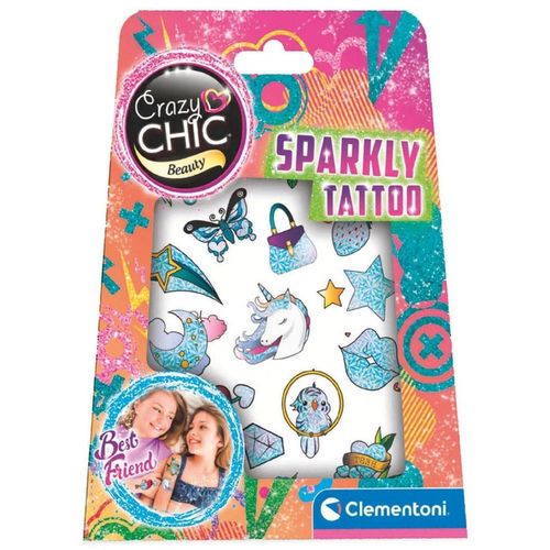 купить Набор для творчества Clementoni Set pentru tatuaje stralucitoare Crazy Chic (18685) в Кишинёве 