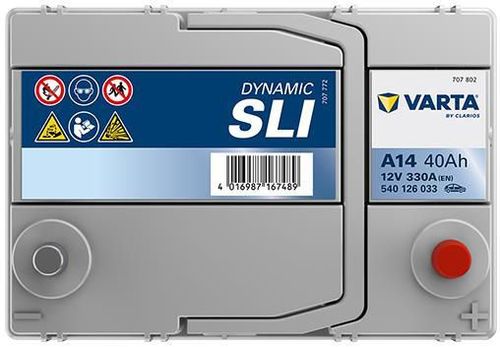 cumpără Acumulator auto Varta 40AH 330A(JIS) Terminale 0 (187x127x227) S4 018 Terminal subțire (540126033K262) în Chișinău 