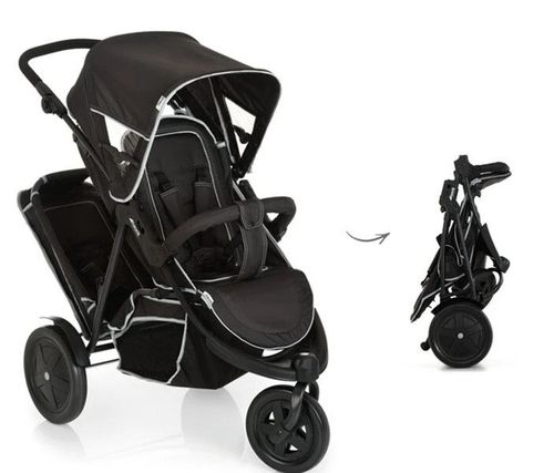 купить Детская коляска Hauck Carucior pentru 2 copii Freerider SH12 Black в Кишинёве 