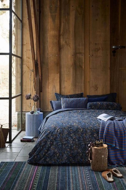 cumpără Pernă Pip Studio 332430 Tutti I Fiore Roll Cushion 22x70 Dark Blue în Chișinău 