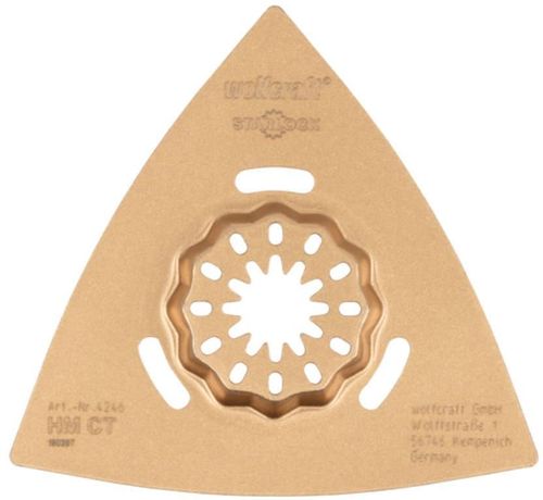 купить Набор головок, бит, насадок Wolfcraft Твердосплавная шлифовальная пластина Expert 80 мм 4246000 в Кишинёве 