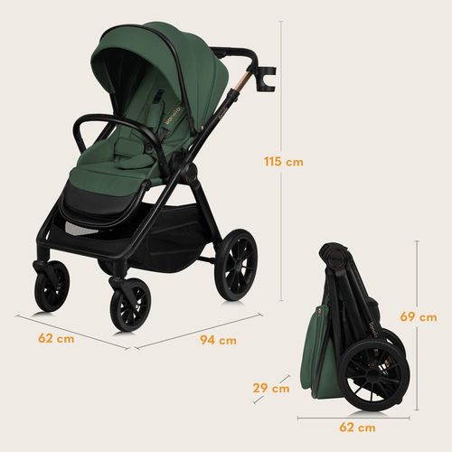купить Детская коляска Lionelo Carucior 2in1 Layla Green Forest в Кишинёве 
