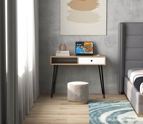 cumpără Măsuţă cafea Deco Hampton 100x48x76H Oak/Black în Chișinău 